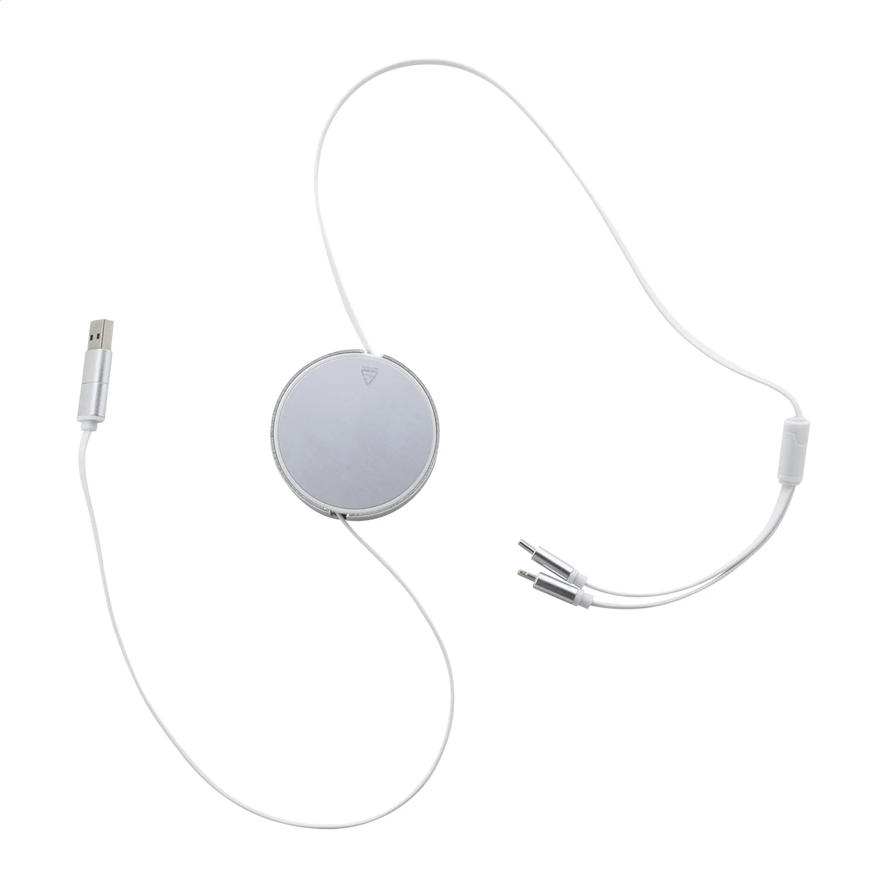 USB Ladekabel Ralospic, silber – Bild 3