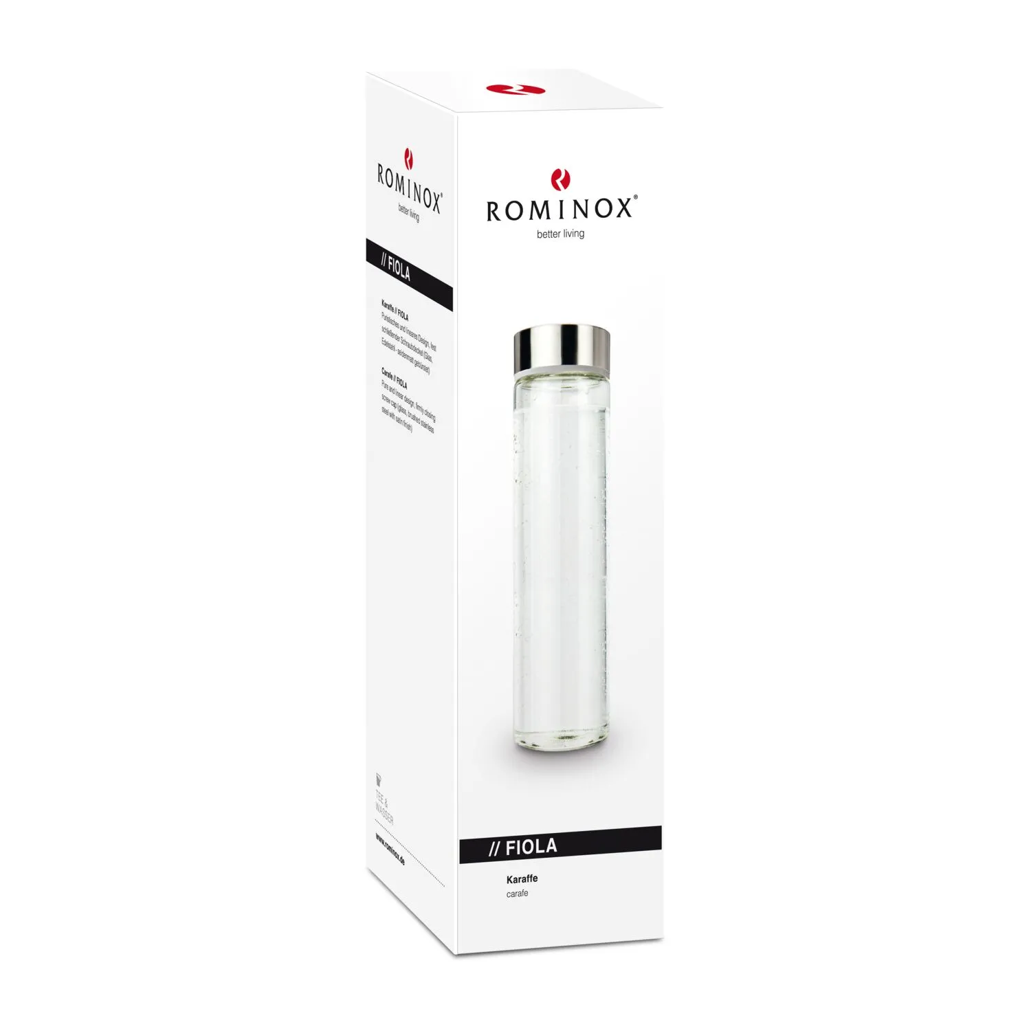 ROMINOX® Glaskaraffe // Fiola, transparent – Bild 3