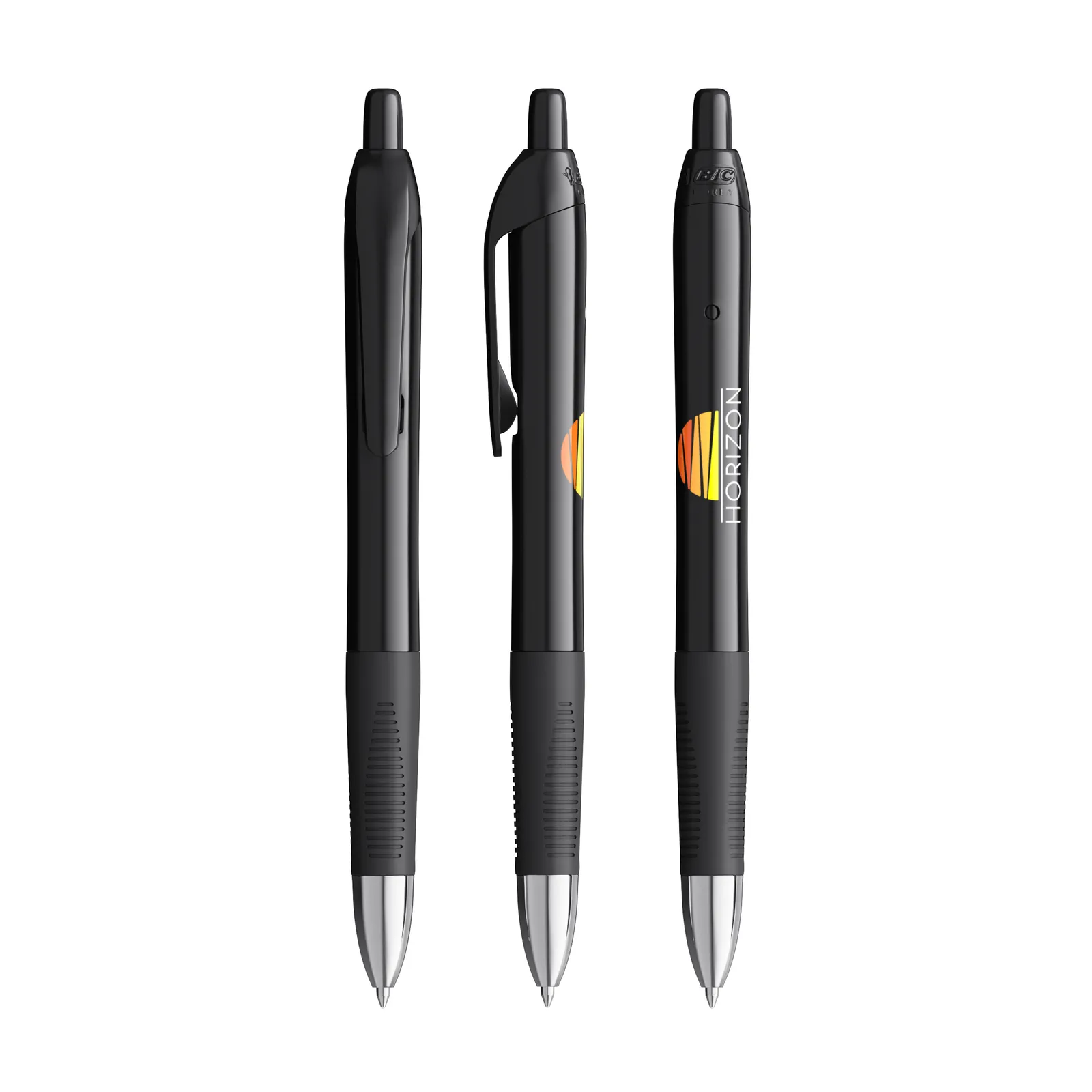 BIC® Intensity® Gel Clic, Schwarz / Schwarz / Blaue Tinte – Bild 2