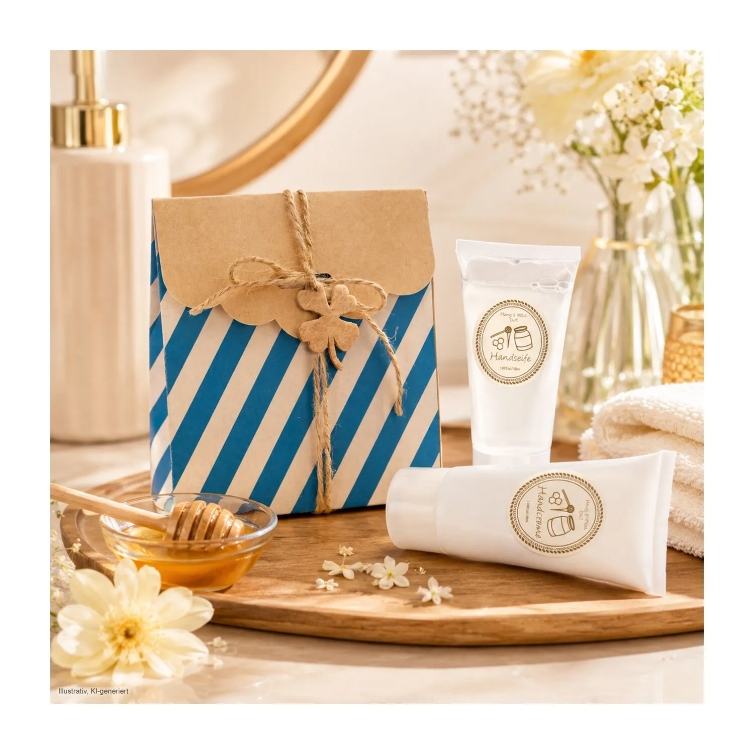Wellness-Geschenkset: Kleines Glück, braun – Bild 4