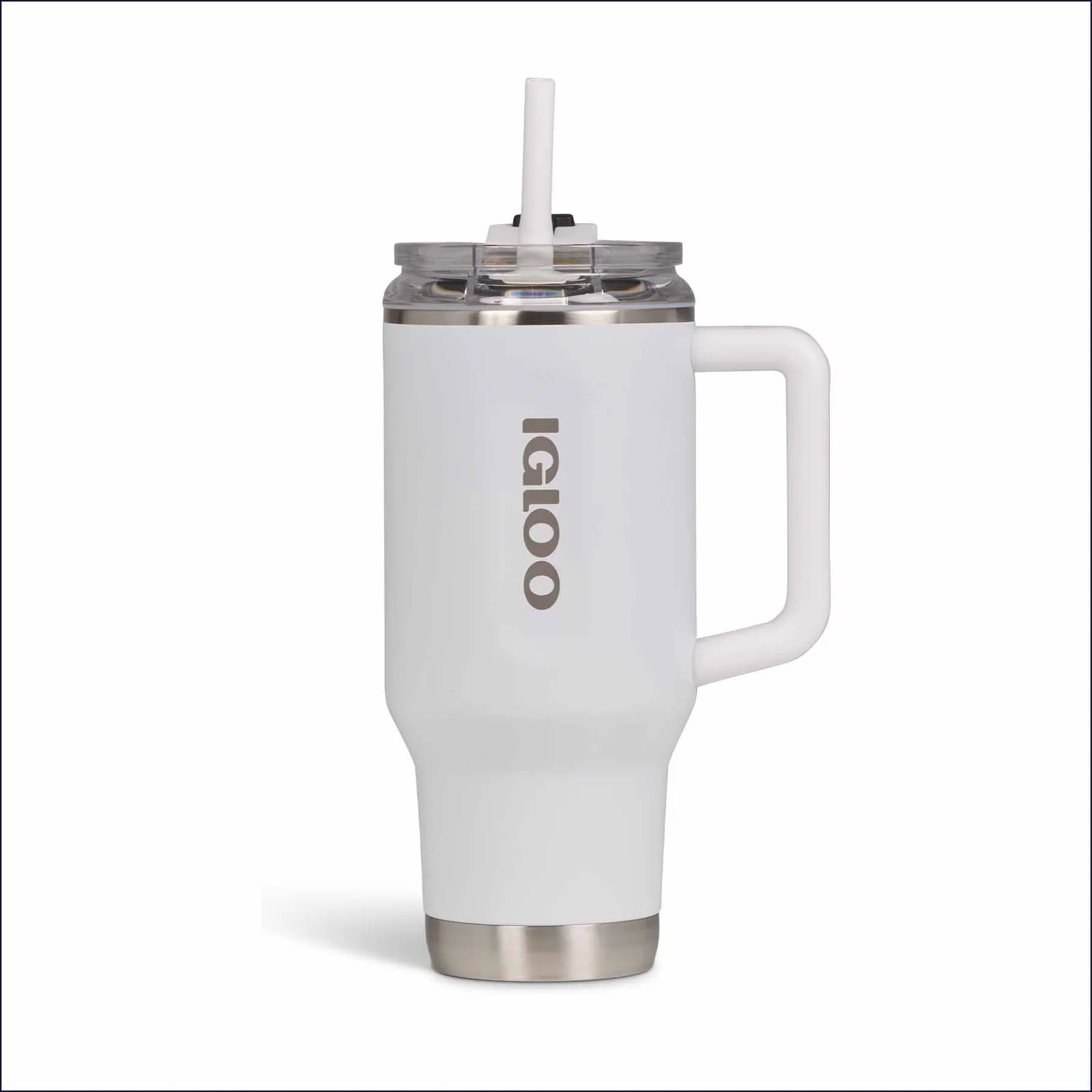 Igloo Flip n Sip Reisebecher, Weiß – Bild 15