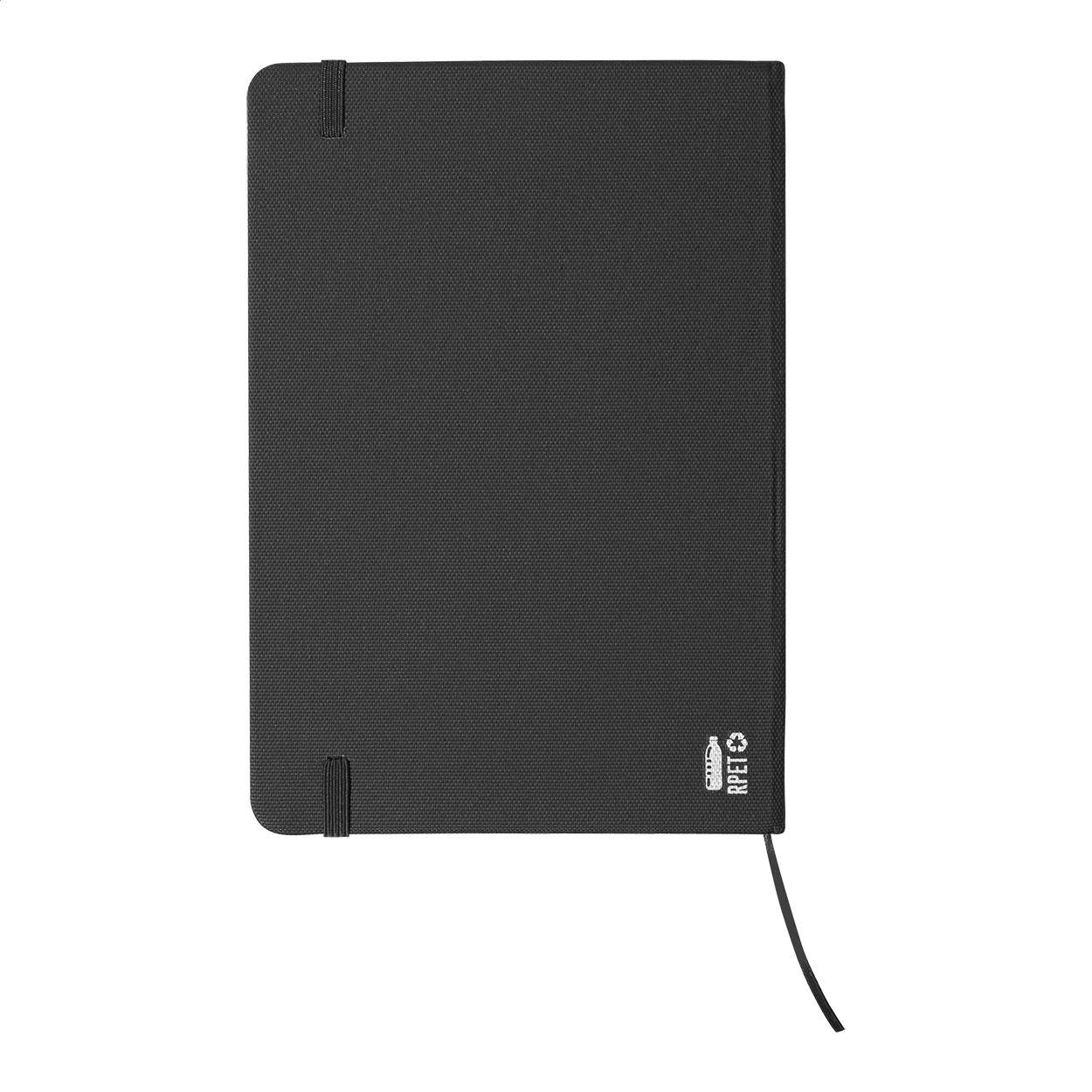 RPET-Notizbuch Baccata, schwarz – Bild 2