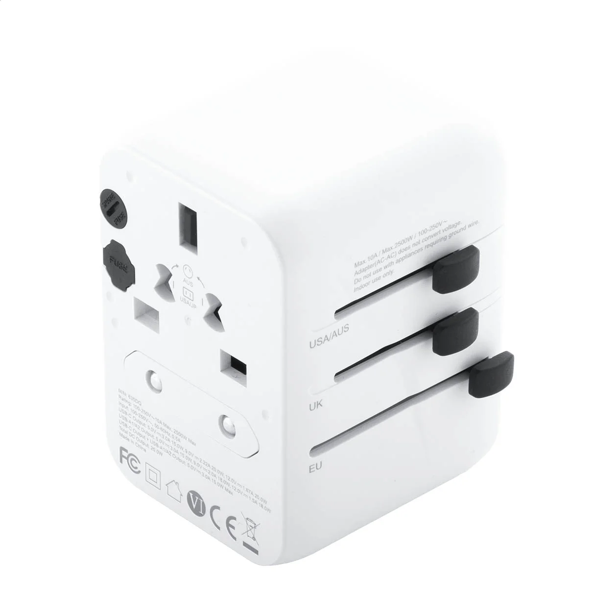 Reiseadapter Jetsetter Plus, weiß – Bild 4