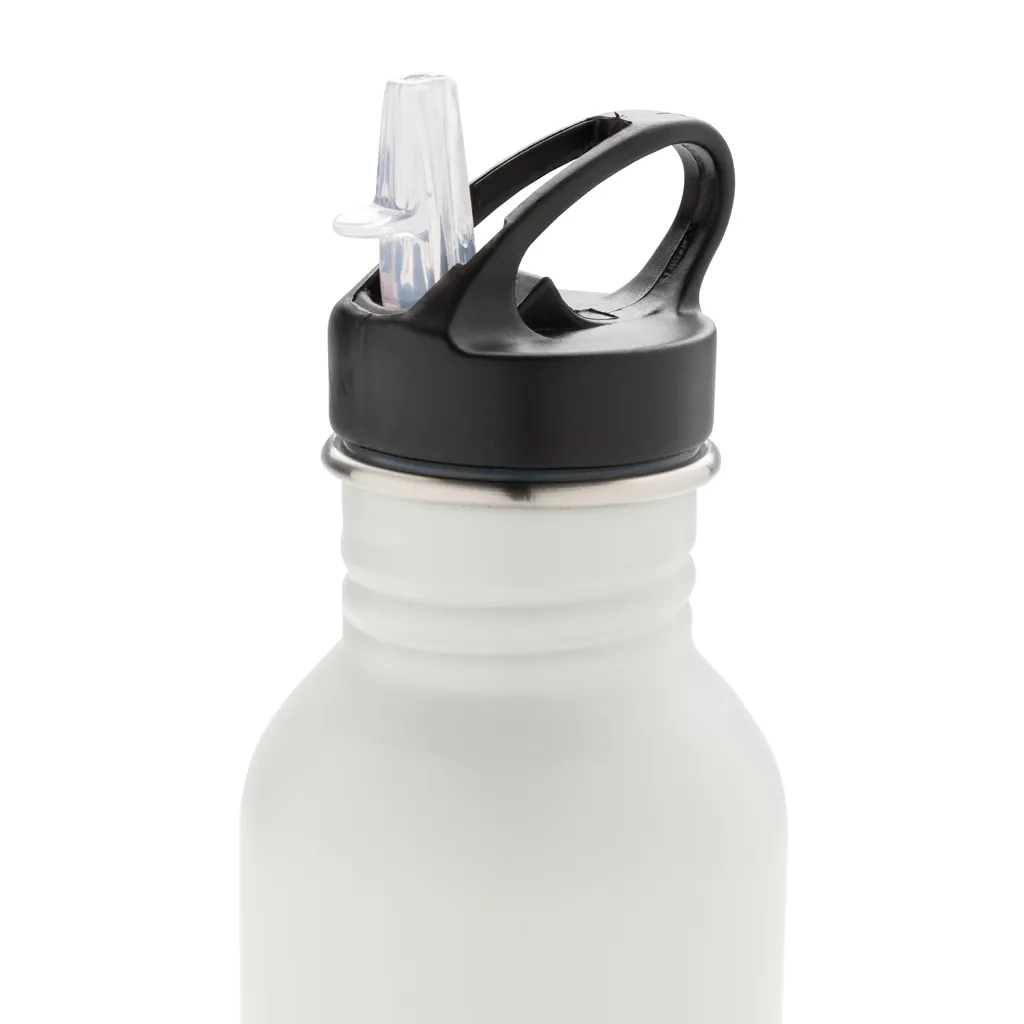 Deluxe Sportflasche aus Edelstahl, off white – Bild 4