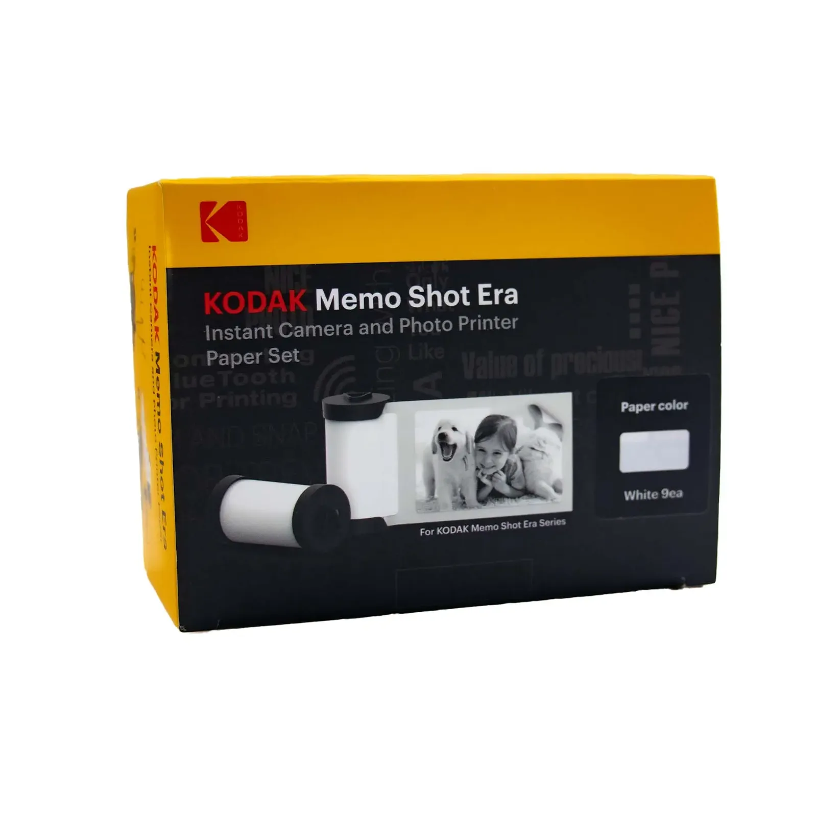 Kodak Memo Shot Era Papieraufkleber-Set, 9-teilig