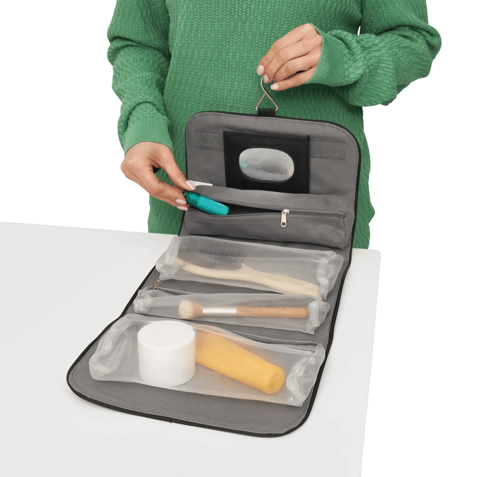 STAR - Kosmetiktasche, schwarz – Bild 8