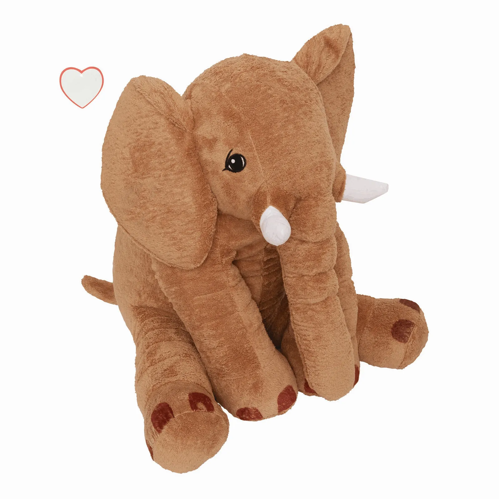 LOUNIS - Großer Plüsch-Elefant, beige – Bild 2