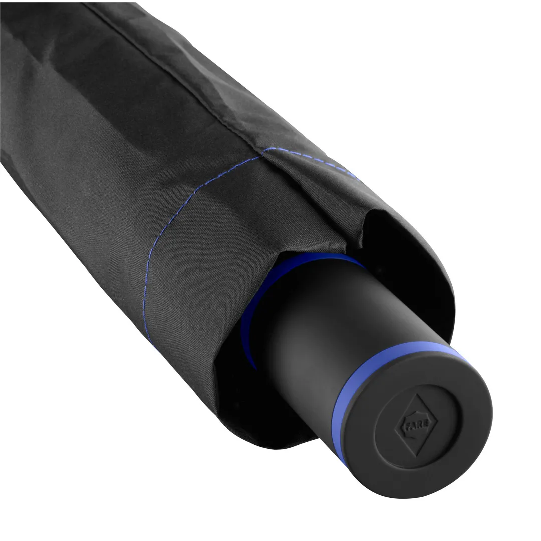 Taschenschirm FARE® Mini Style, schwarz-euroblau – Bild 3