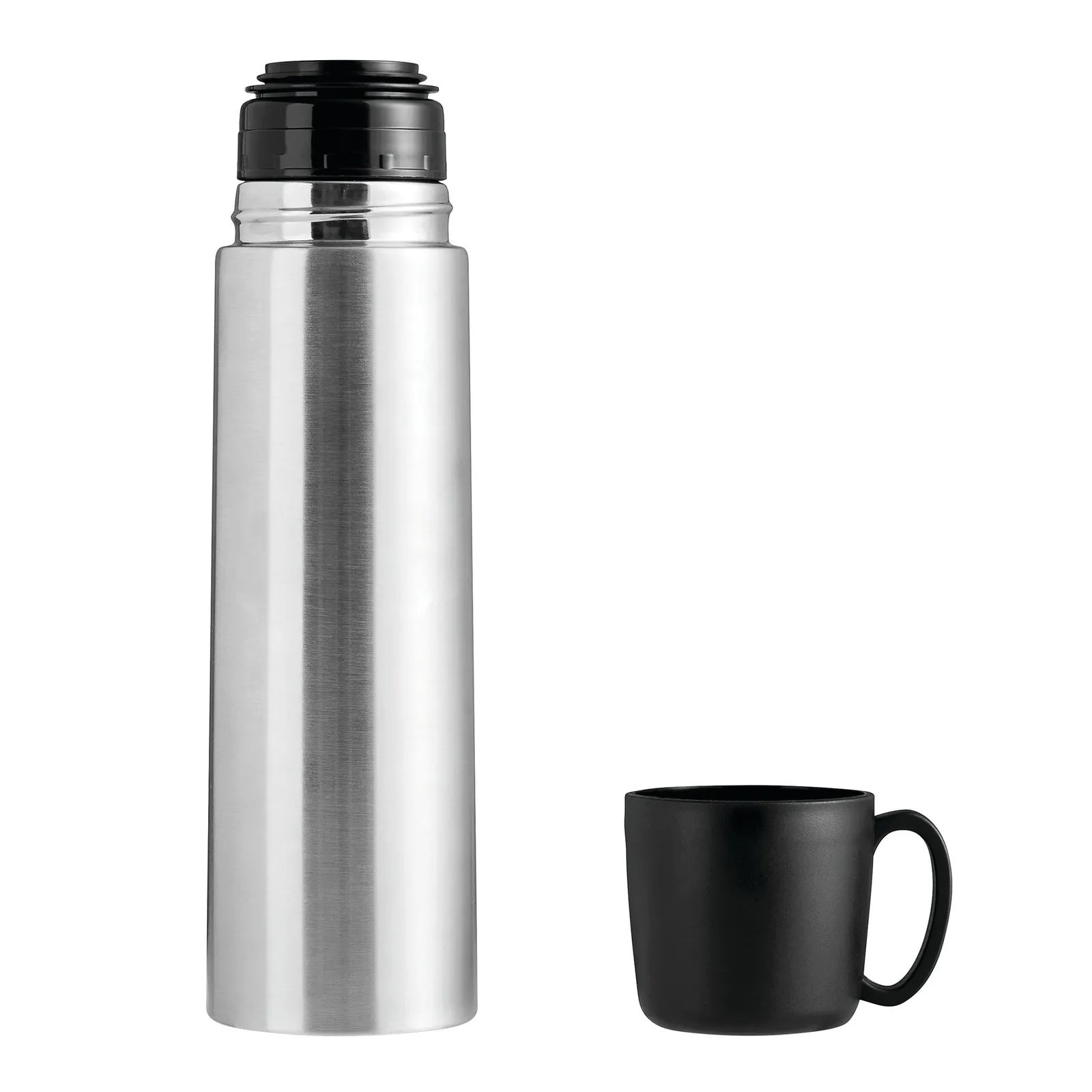 STEAMSIP - Vakuum-Isolierkanne schwarz, silber, schwarz, silber – Bild 2