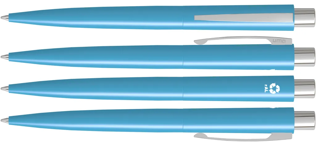 LUMOS RECY Druckkugelschreiber hellblau, hellblau – Bild 2