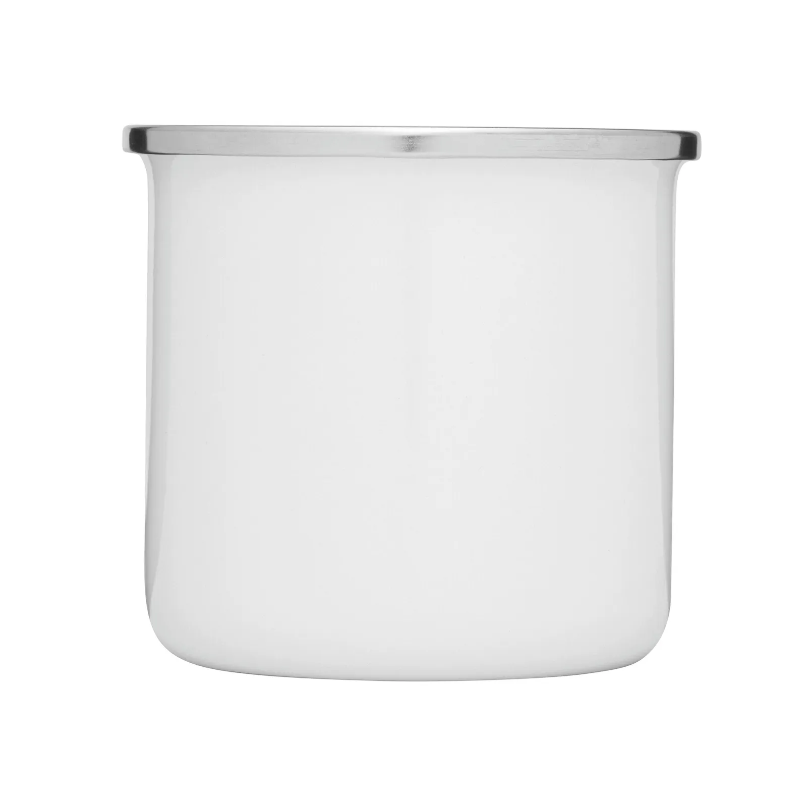 VINTAGE CUP - Emaille-Trinkbecher, weiß – Bild 5