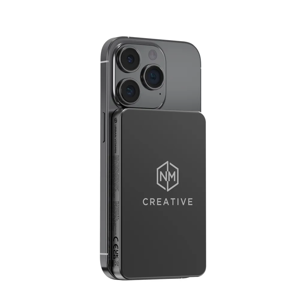 Urban Vitamin Marin 5.000mAh magnet. 15W Wireless Powerbank, schwarz – Bild 13