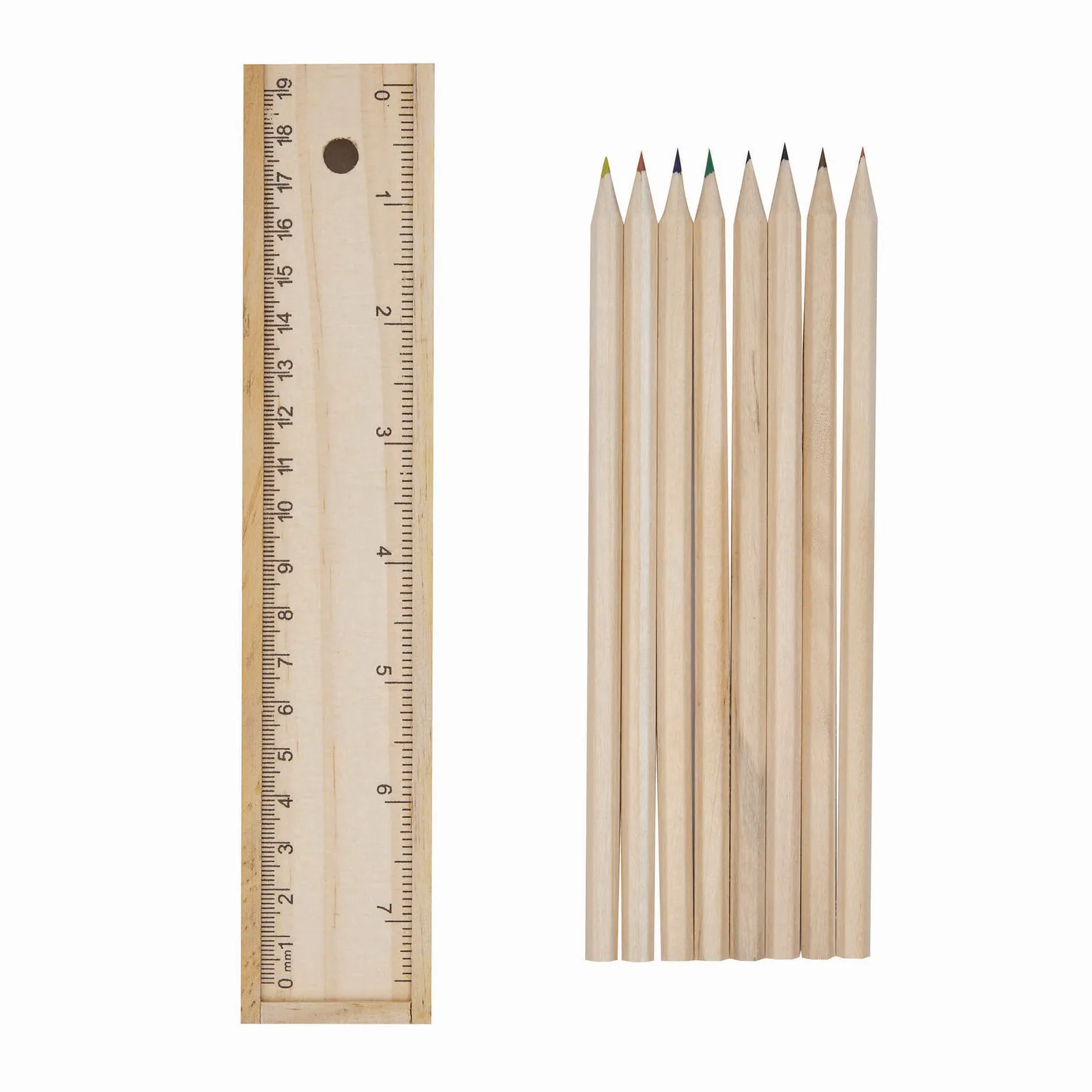 STRAIGHT - Naturholz-Buntstifte holz, holz – Bild 2