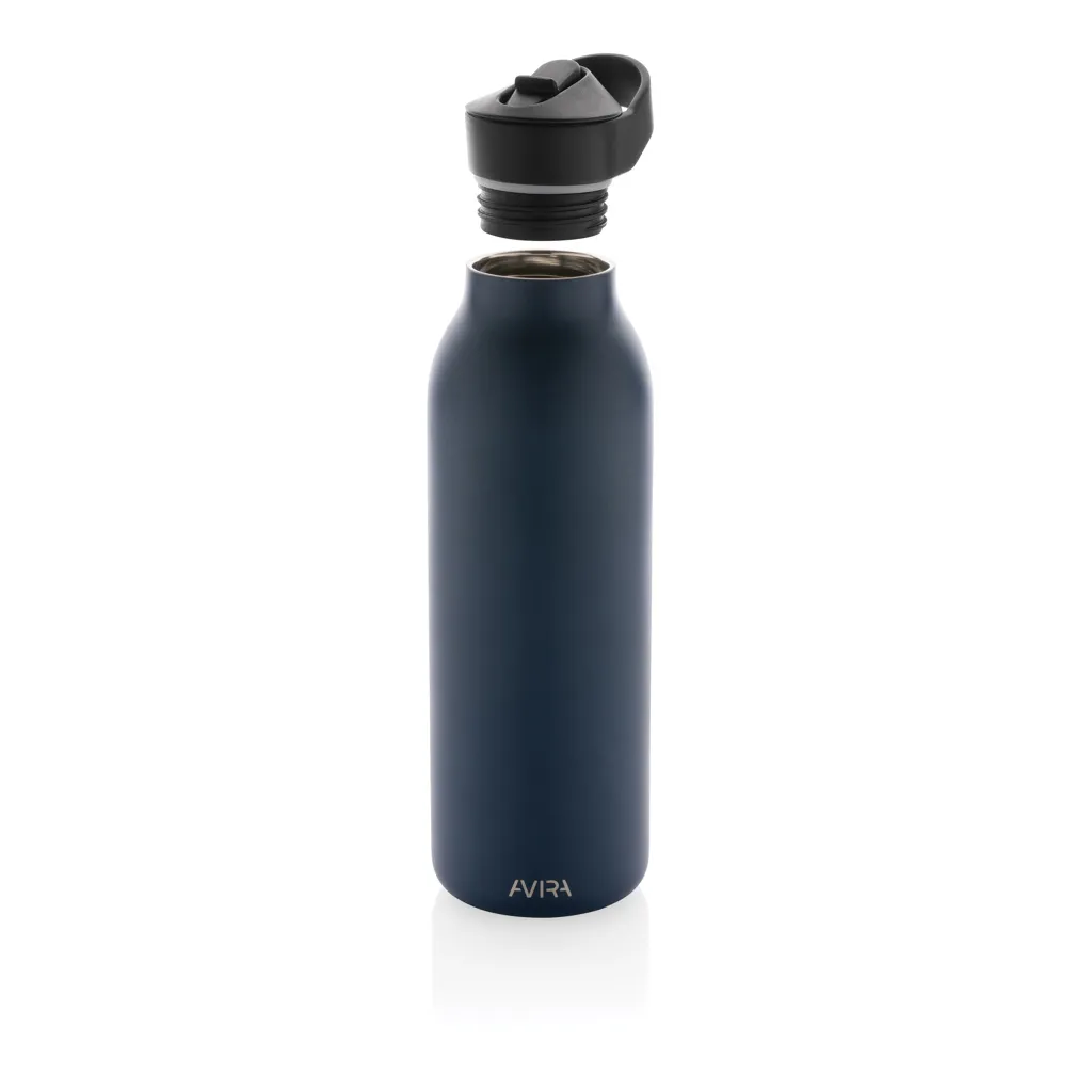 Avira Ara RCS Re-Steel Fliptop Wasserflasche 500ml, navy blau – Bild 5