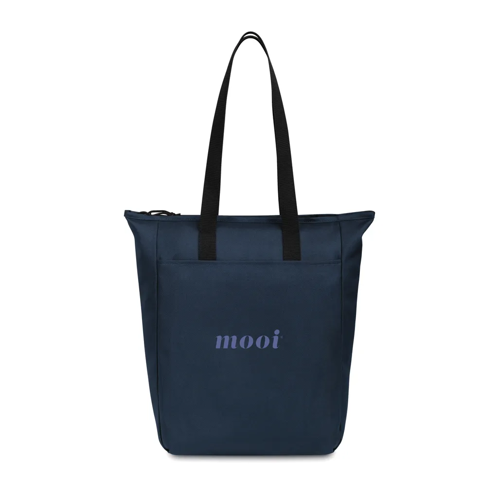 Renew AWARE™ rPET Tragetasche mit Reißverschluss, navy blau – Bild 4