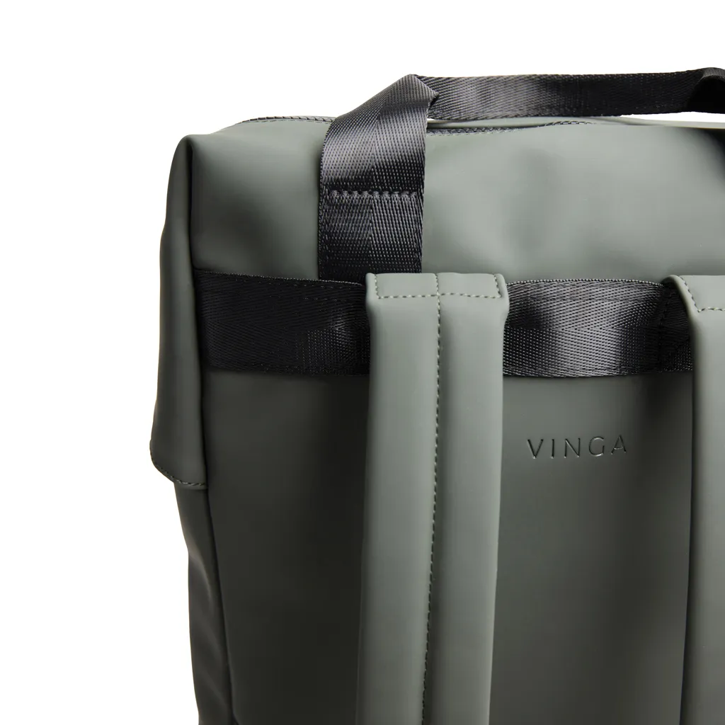 VINGA Baltimore RCS Tote Rucksack, grün – Bild 4