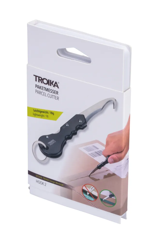Paketmesser HOOK 2, schwarz/silberfarben – Bild 8