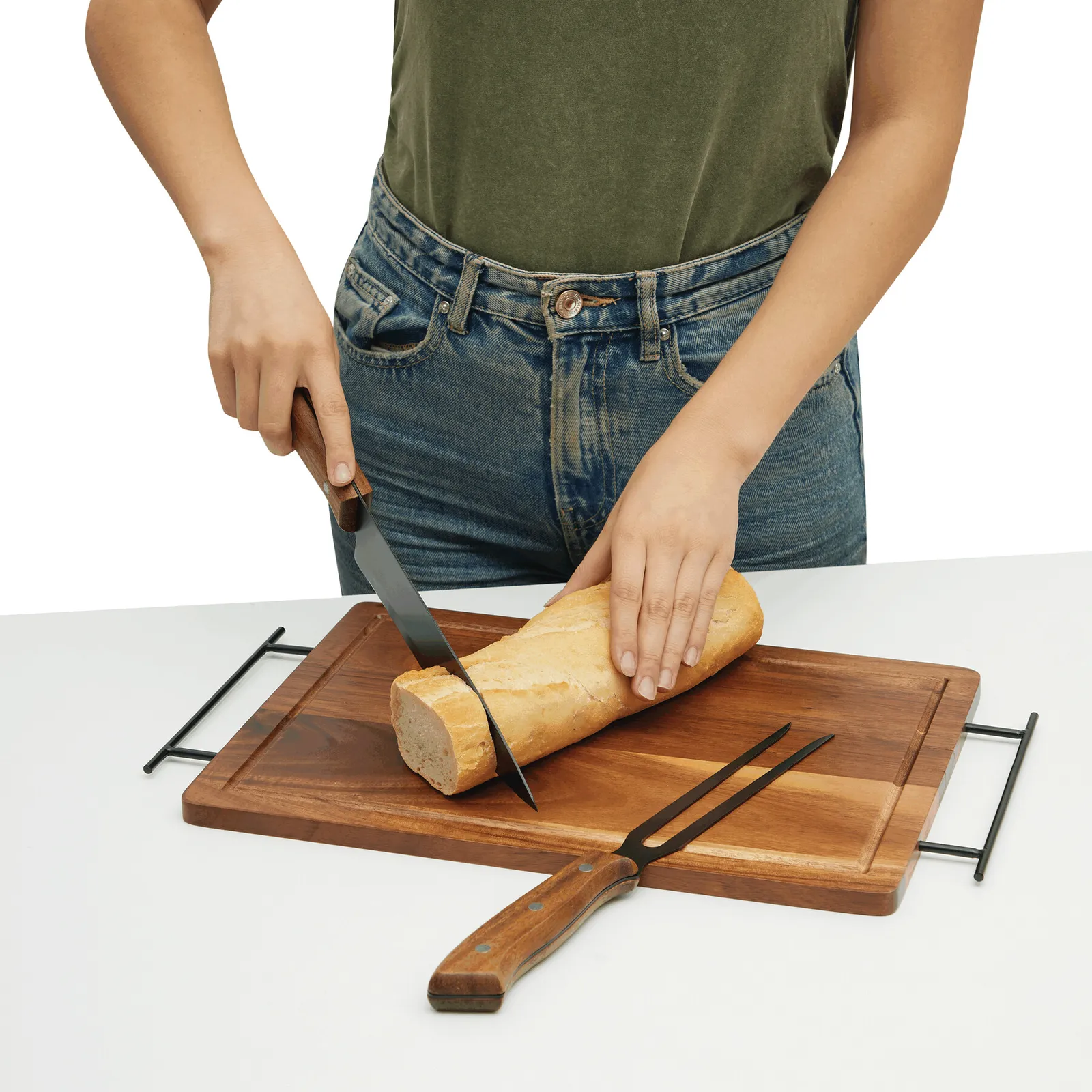 ACACIA CUT - Schneidebrett braun, braun – Bild 4