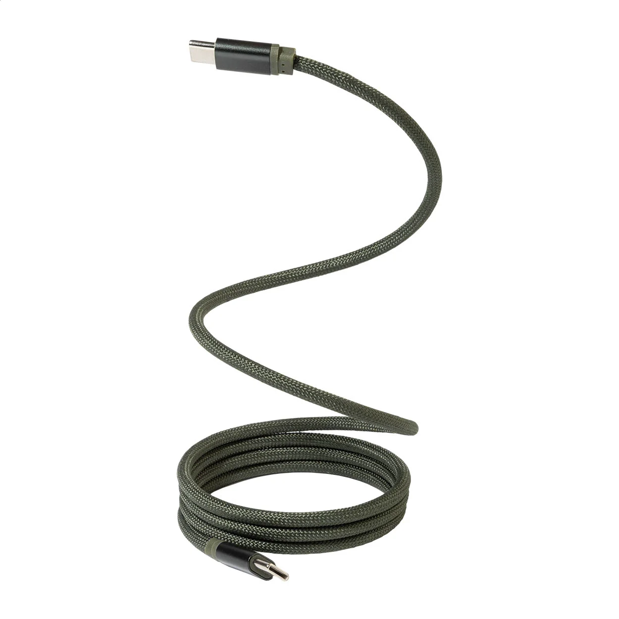 Magnetisches 60W USB-C-Kabel Magsle, dunkelgrün – Bild 2