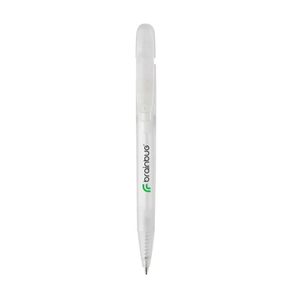 Devin transparenter Stift aus GRS zertifiziertem rABS, weiß – Bild 4