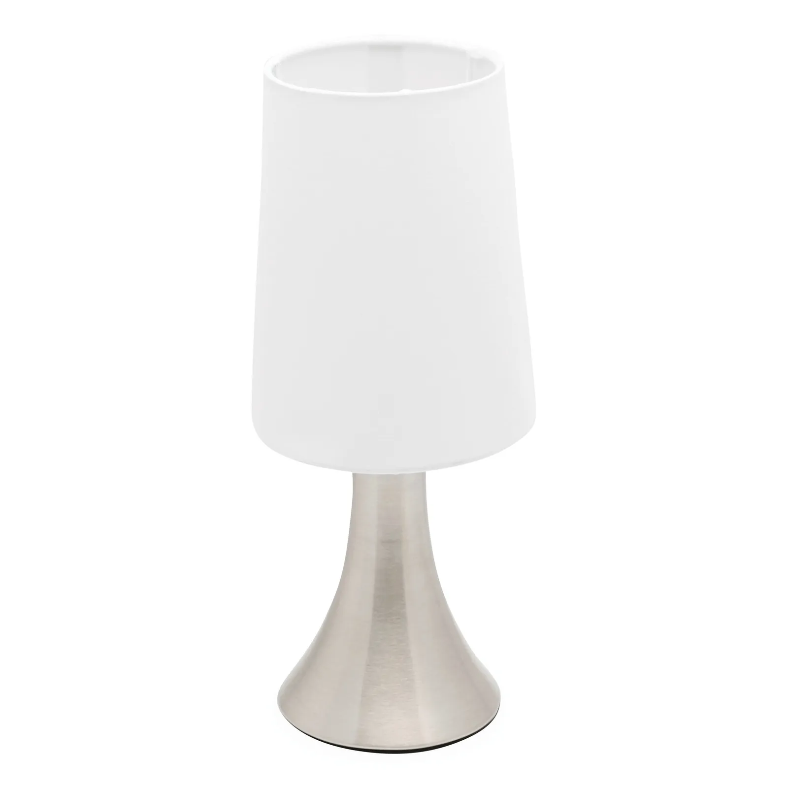 TOUCH ME - Tischlampe silber, weiß