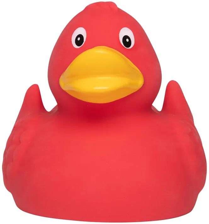 Naturkautschuk-Ente, klassik, rot – Bild 4
