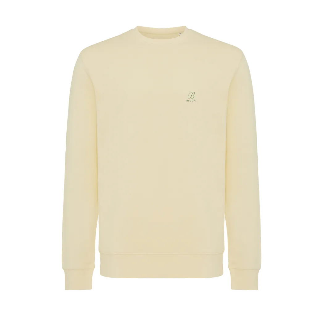 IQONIQ Etosha Lightweight Sweater aus recycelter Baumwolle, cream yellow – Bild 3