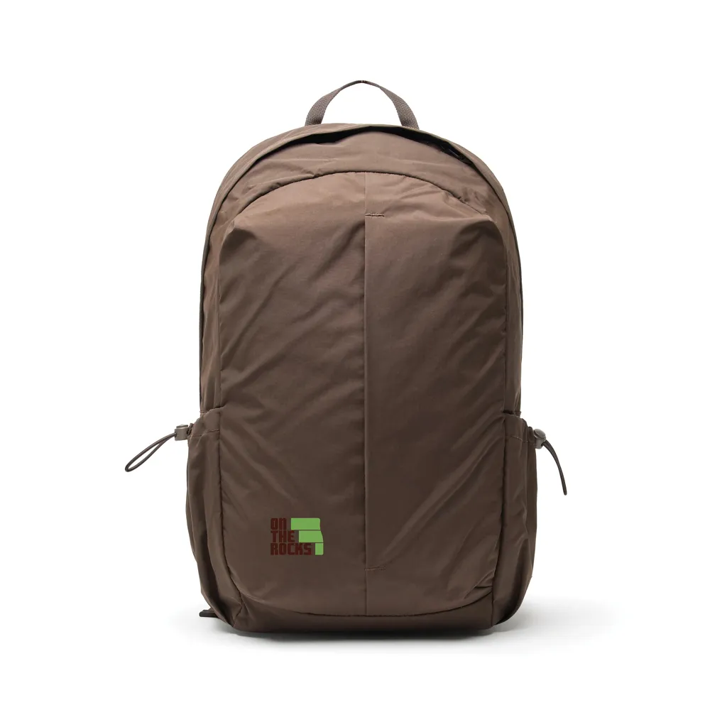 KENTO URBAN 15,6" Rucksack aus RCS  recyceltem Nylon, braun – Bild 5