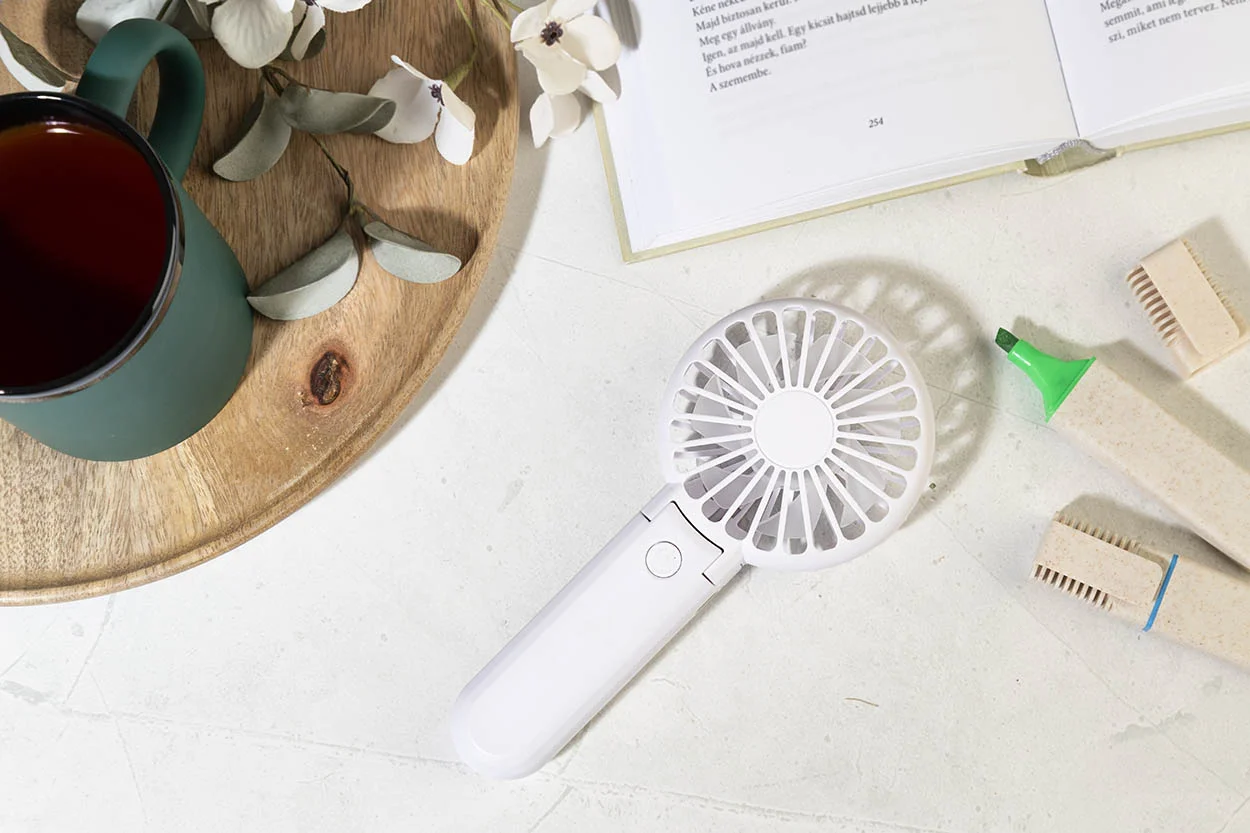 RABS Wiederaufladbarer Handventilator Chilly, weiß – Bild 7