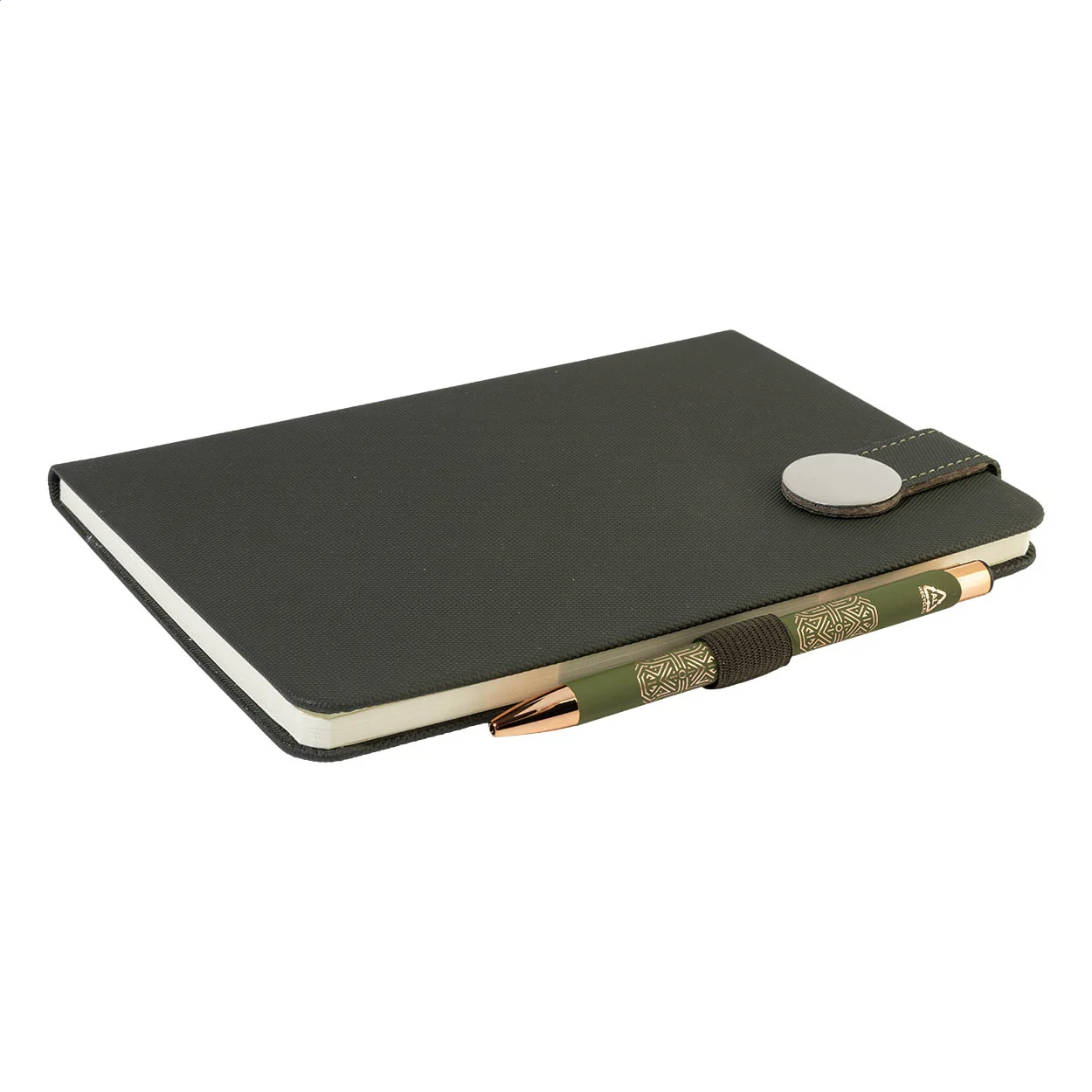 Notizbuch Clappuk aus RPU, grün – Bild 7