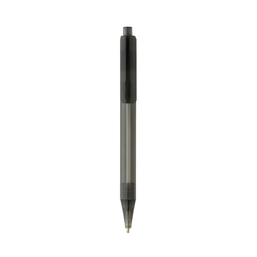 GRS rPET X8 transparenter Stift, schwarz – Bild 2