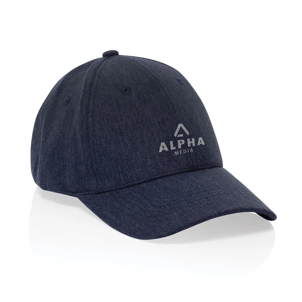 Milo AWARE™ 6-Panel-Heather-Kappe, navy blau – Bild 6