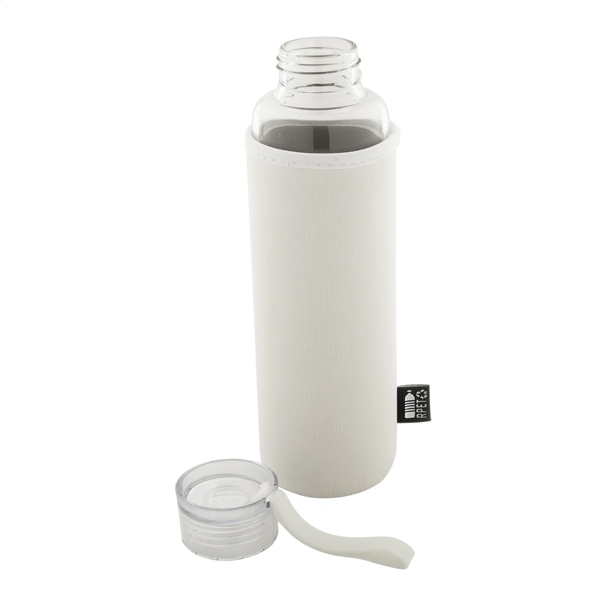 Flasche Vitrem aus recyceltem Glas, weiß – Bild 5
