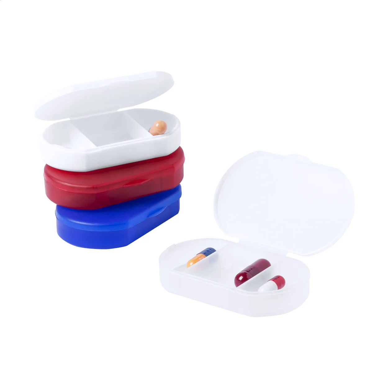 Pillendose Tripill, weiß – Bild 3