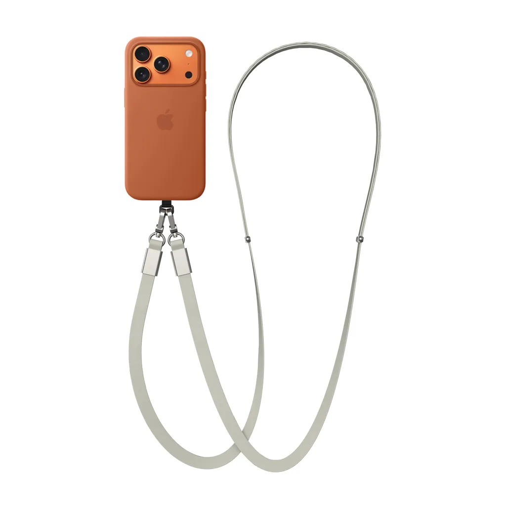 Nivo Crossbody-Handyband aus RCS recyceltem PET, grau – Bild 8