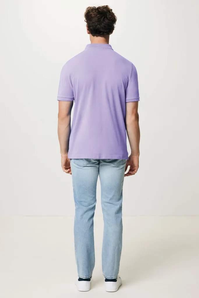 IQONIQ Yosemite Piqué-Poloshirt aus recycelter Baumwolle, lavender – Bild 8