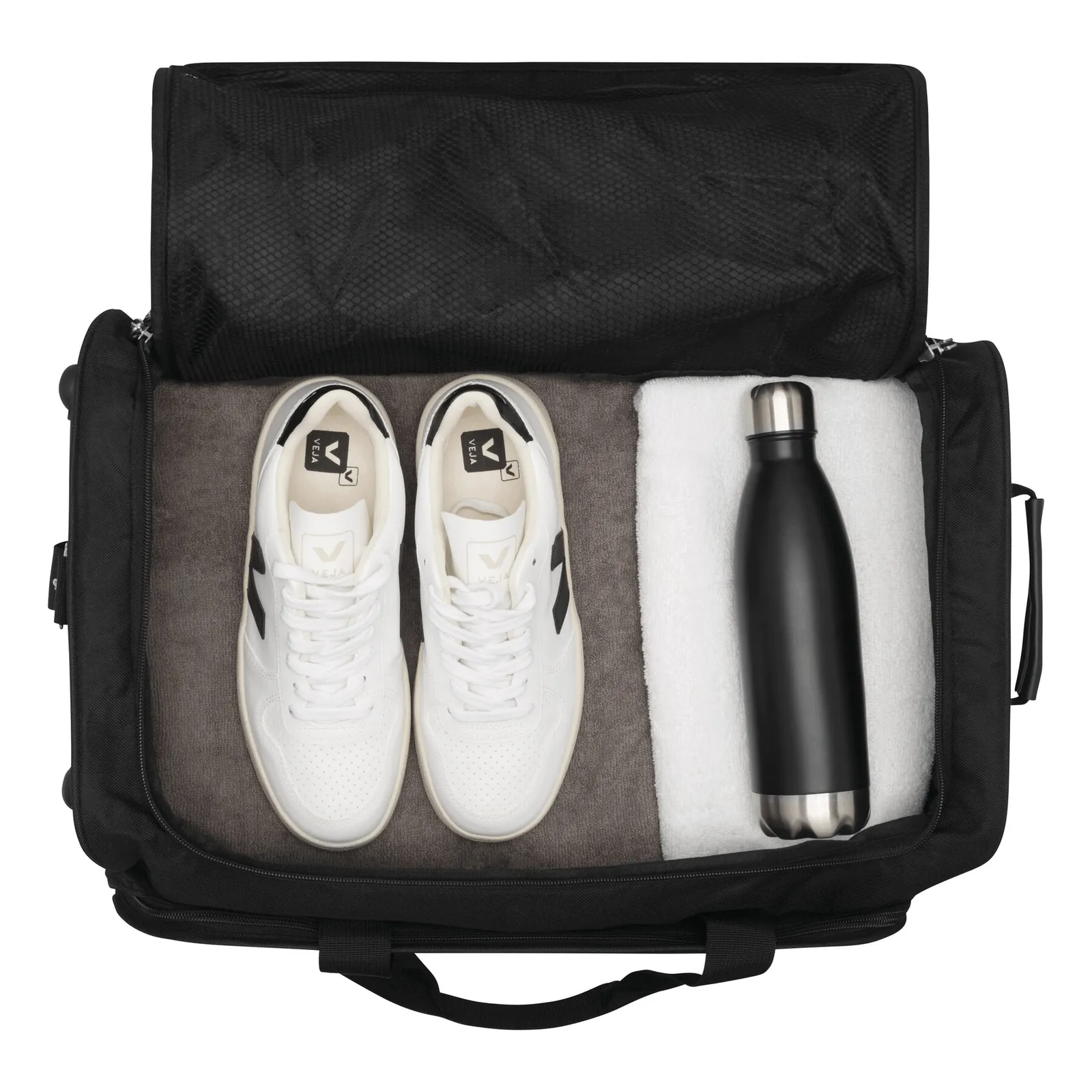 AIRPACK - Trolley-Reisetasche schwarz, schwarz – Bild 13