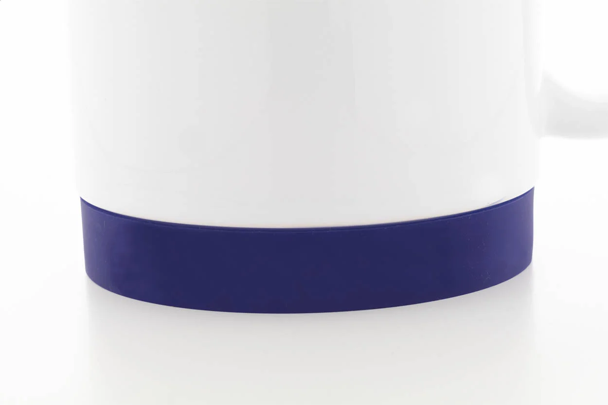 Sublimationstasse MultiColour Plus, blau, weiß – Bild 5