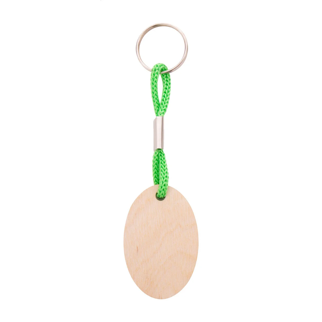 Individueller Schlüsselanhänger Woody Plus B, grün, natur – Bild 2