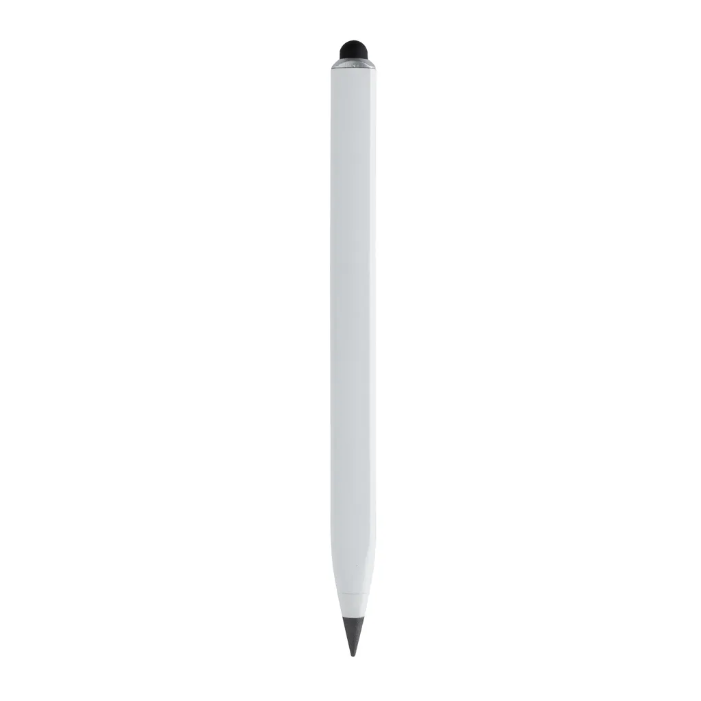 Eon Infinity Multitasking Stift aus RCS recycelt. Aluminium, weiß – Bild 4