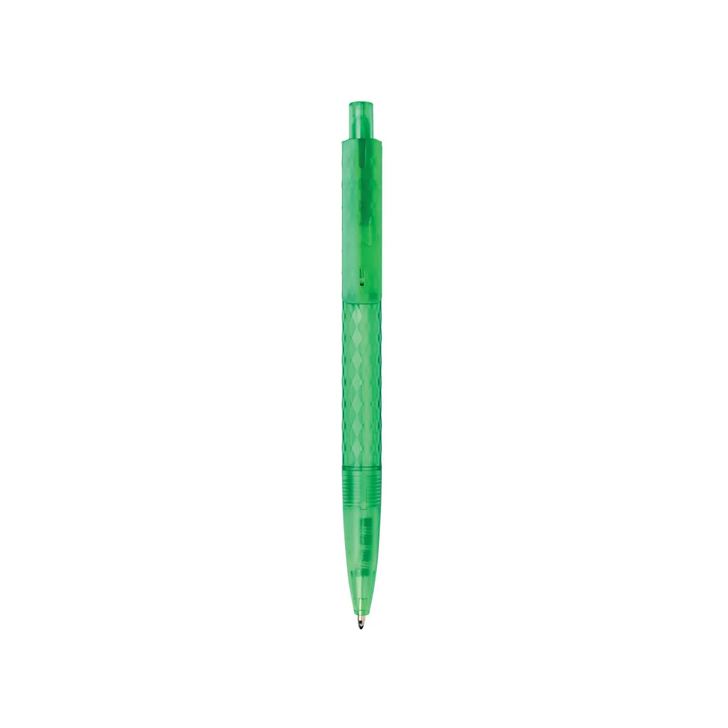 X3 Frosted-Pen aus GRS recyceltem PC, grün – Bild 3