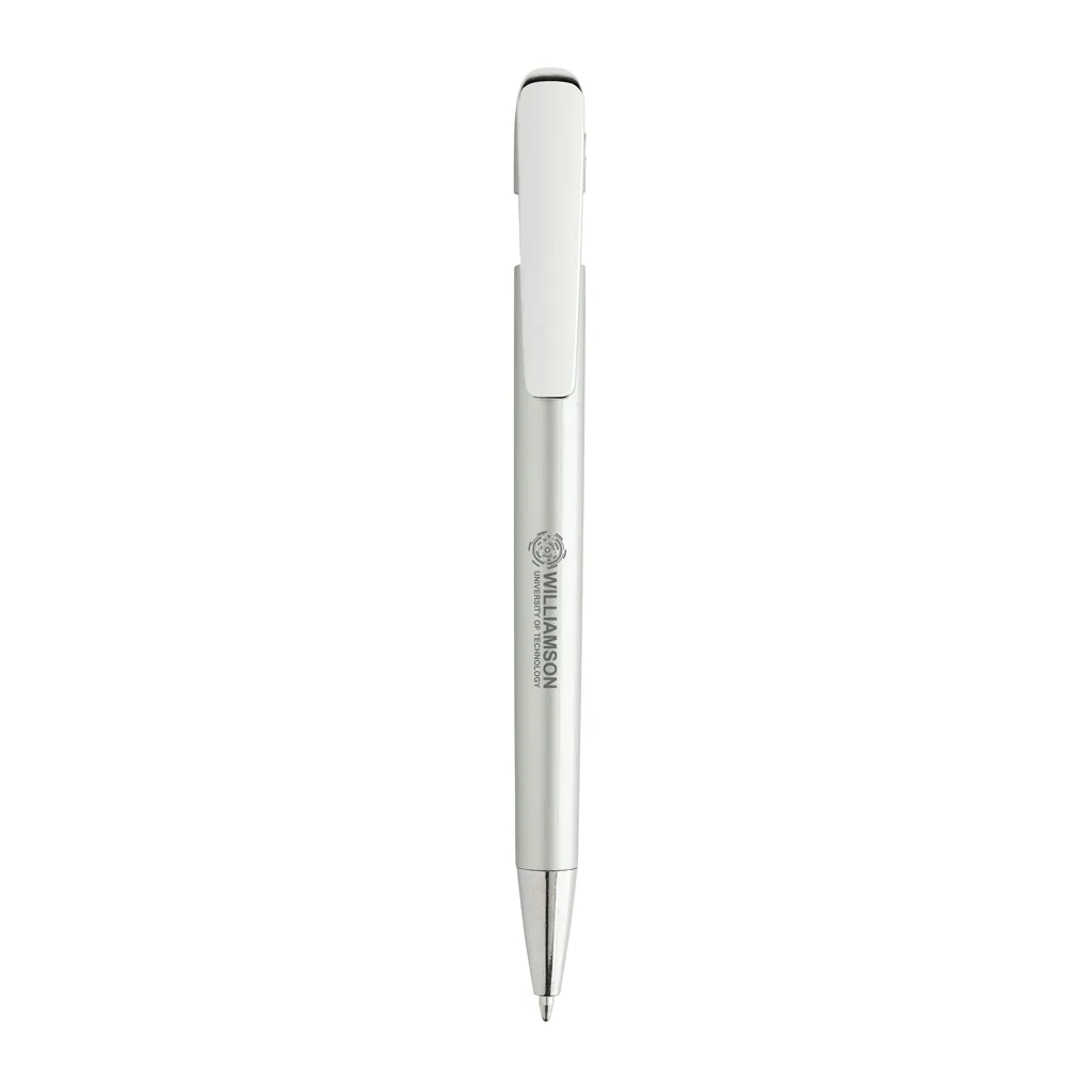 Glide GRS-zertifizierter rABS Stift mit Metallclip, grau – Bild 3