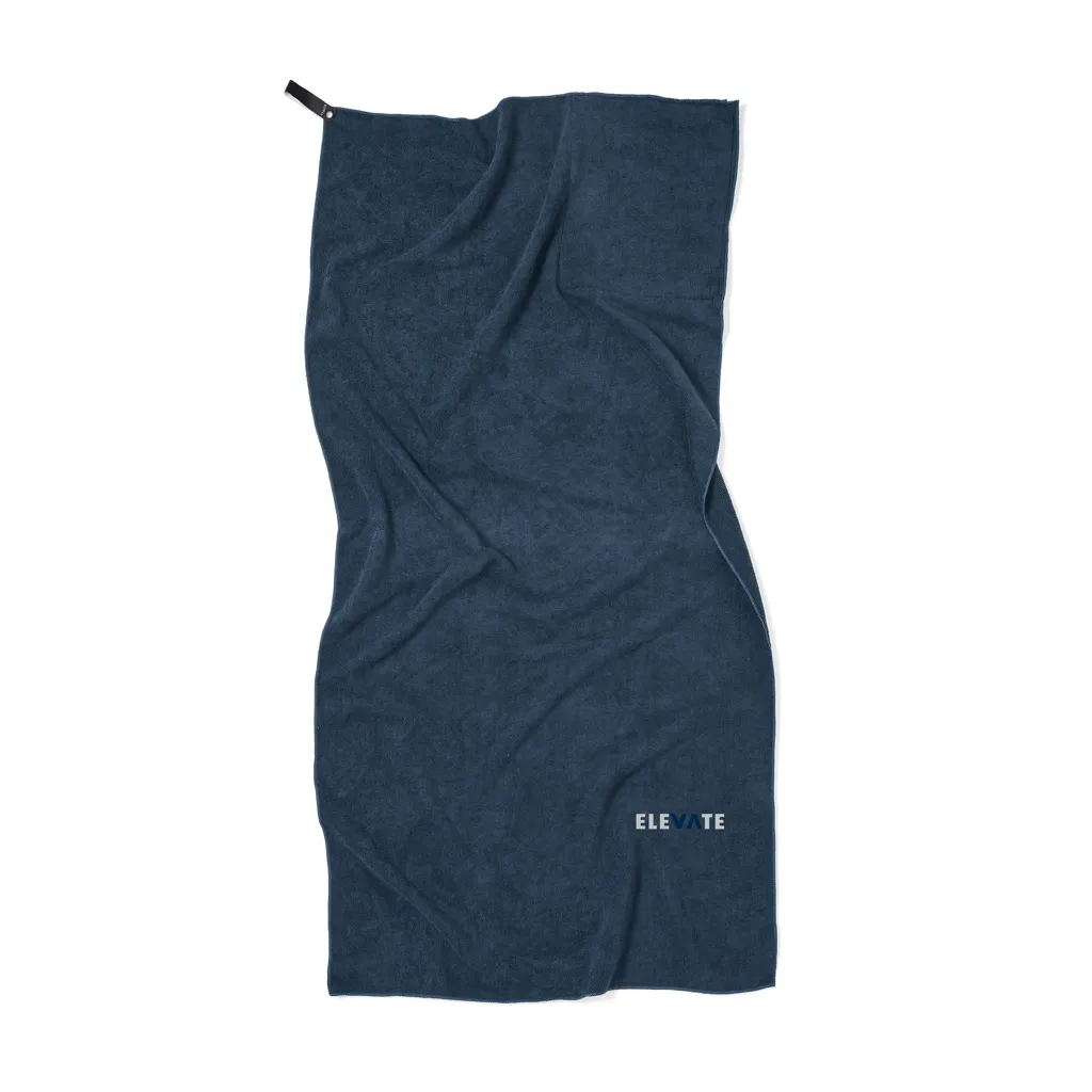 VINGA GRS rPET Active Dry Handtuch 140x70, blau – Bild 4