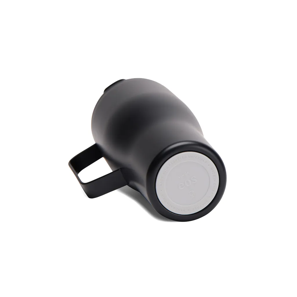VINGA Eos Voyager 800ml Flasche aus RCS rec. Stainless-Steel, schwarz – Bild 2