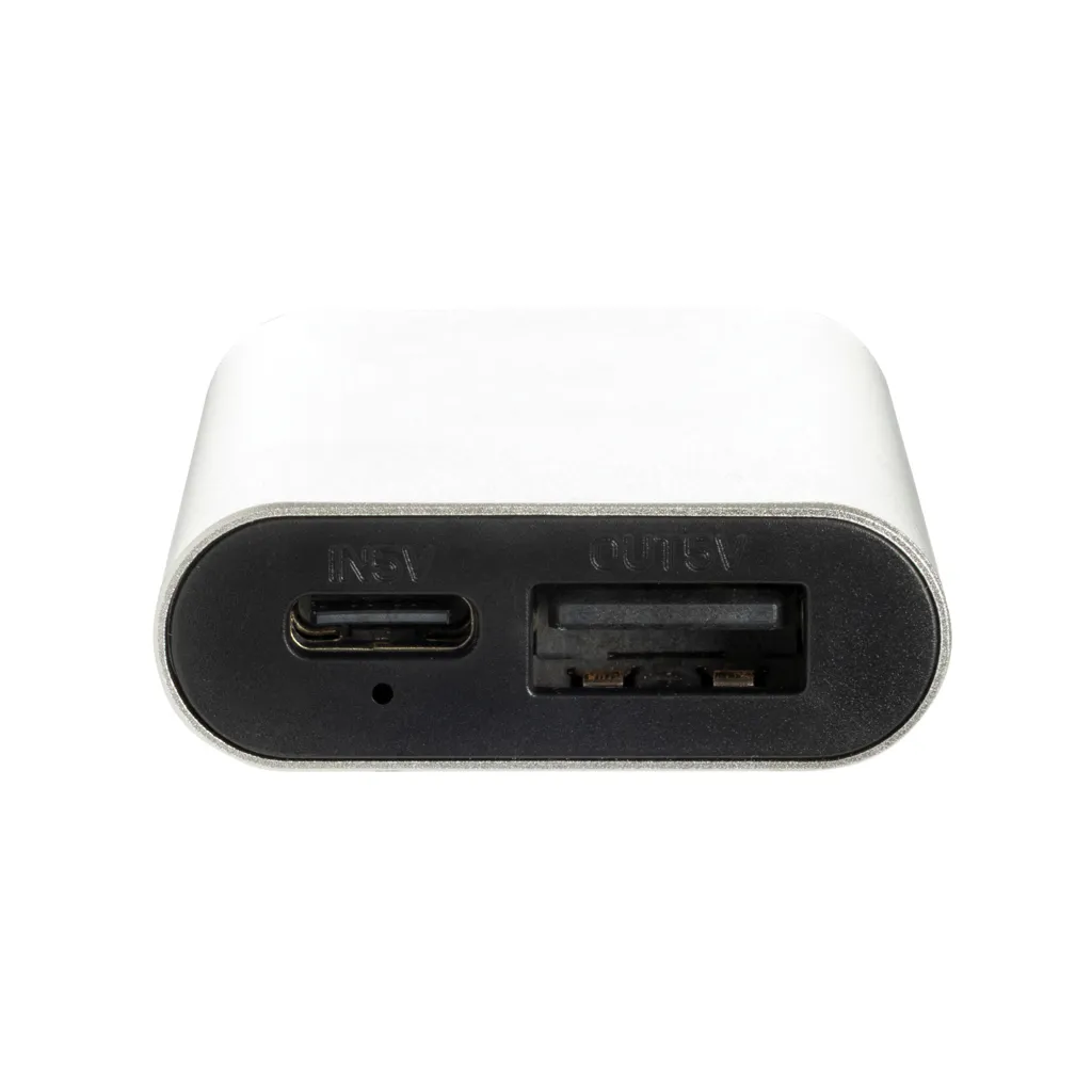 1.000 mAh Schlüsselanhänger Powerbank, silber – Bild 3