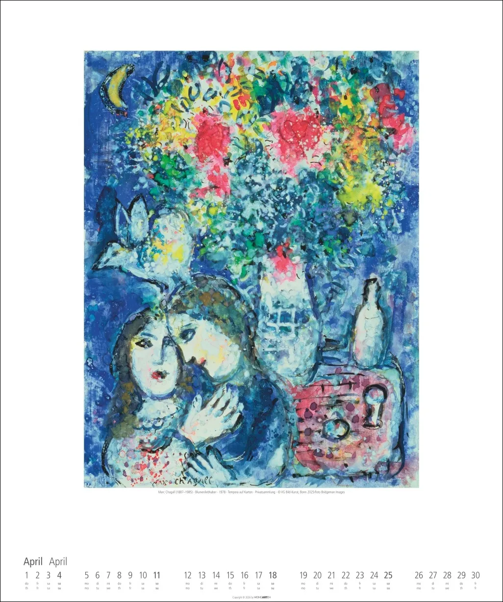 Marc Chagall Wandkalender 2027 – Bild 5