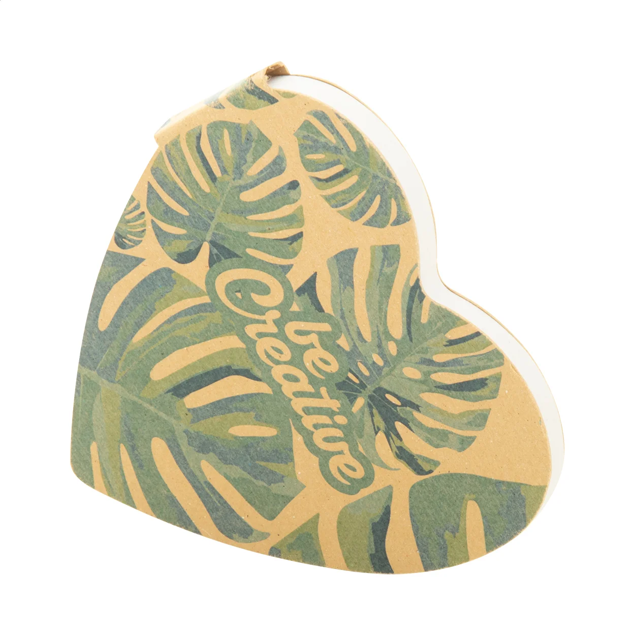 Individuelle Haftnotizen CreaStick Heart Eco, natur – Bild 7
