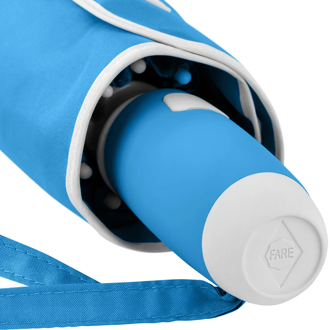 AOC-Taschenschirm FARE® Whiteline, cyan – Bild 6