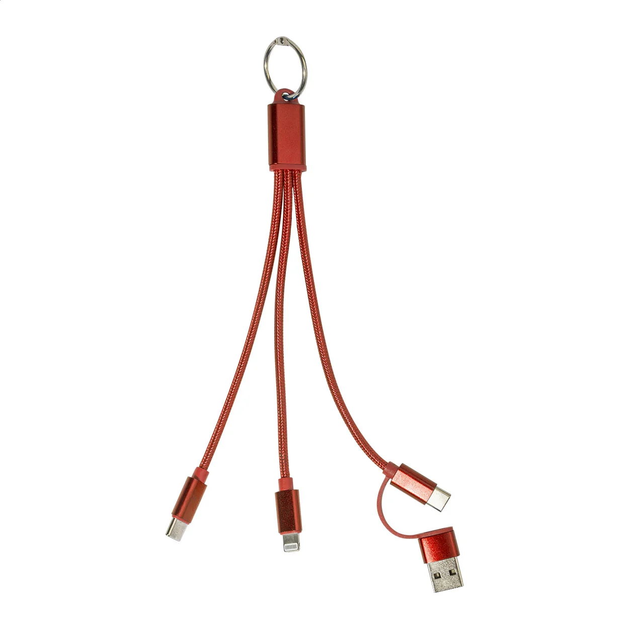 USB-Ladekabel Rafob mit Schlüsselanhänger