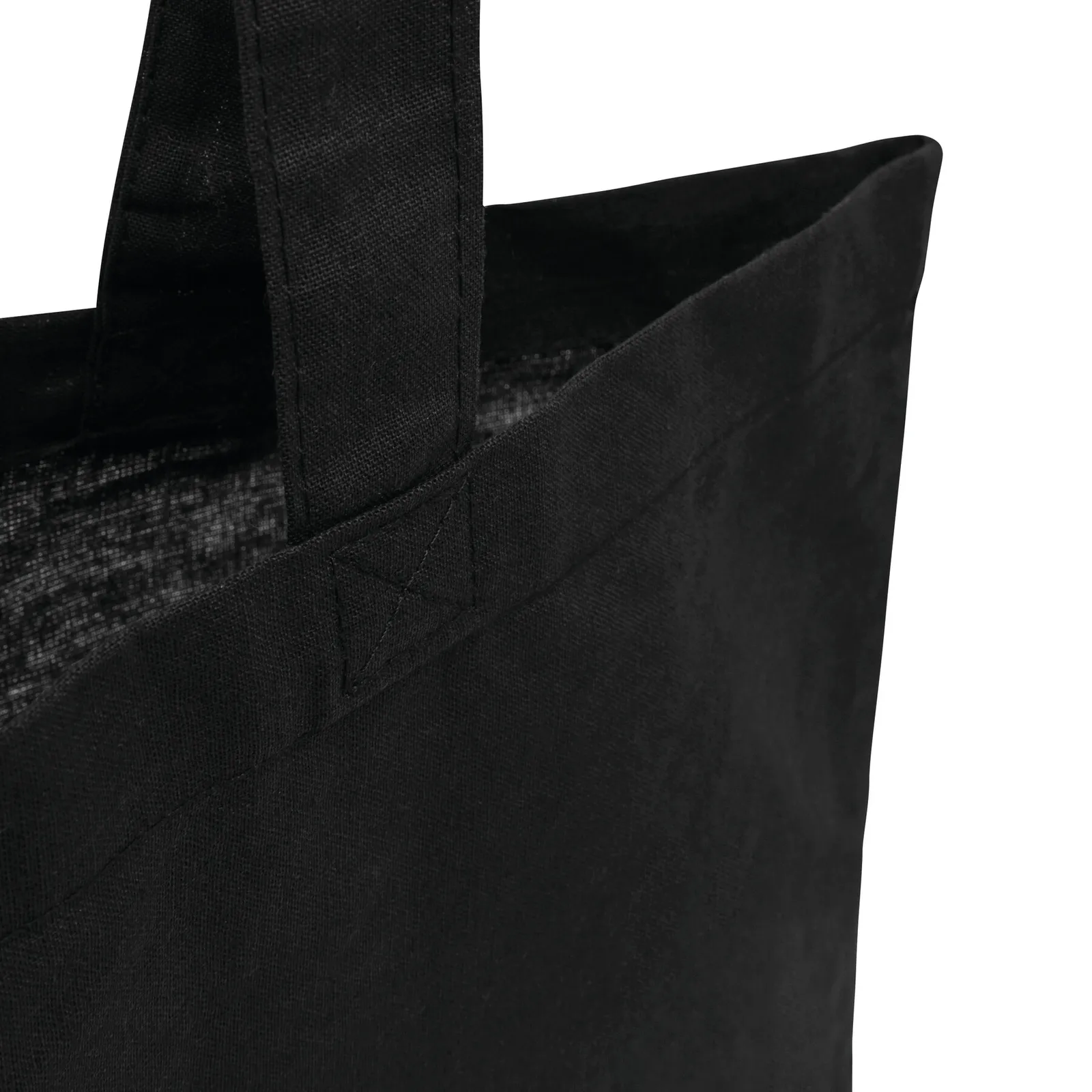 BIG PURE - Baumwolltasche, schwarz – Bild 3
